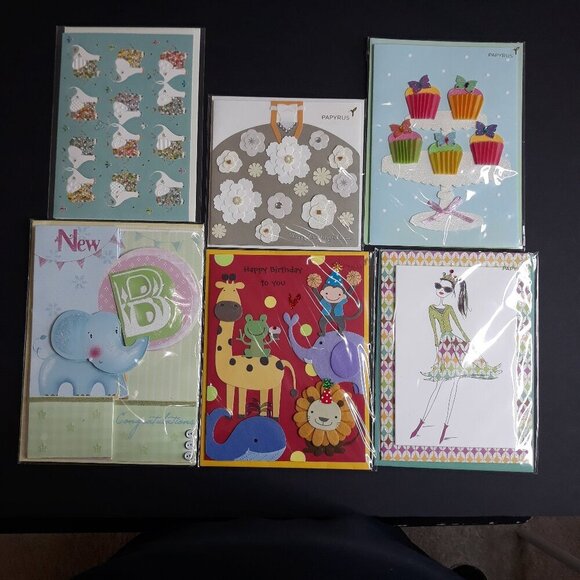 Papyrus (4) & 2 Other Assortment of Cards - Picture 1 of 13